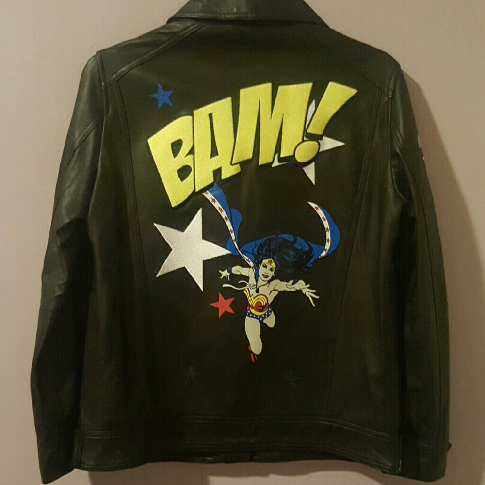 ZARA WONDER-WOMAN LEATHER JACKET